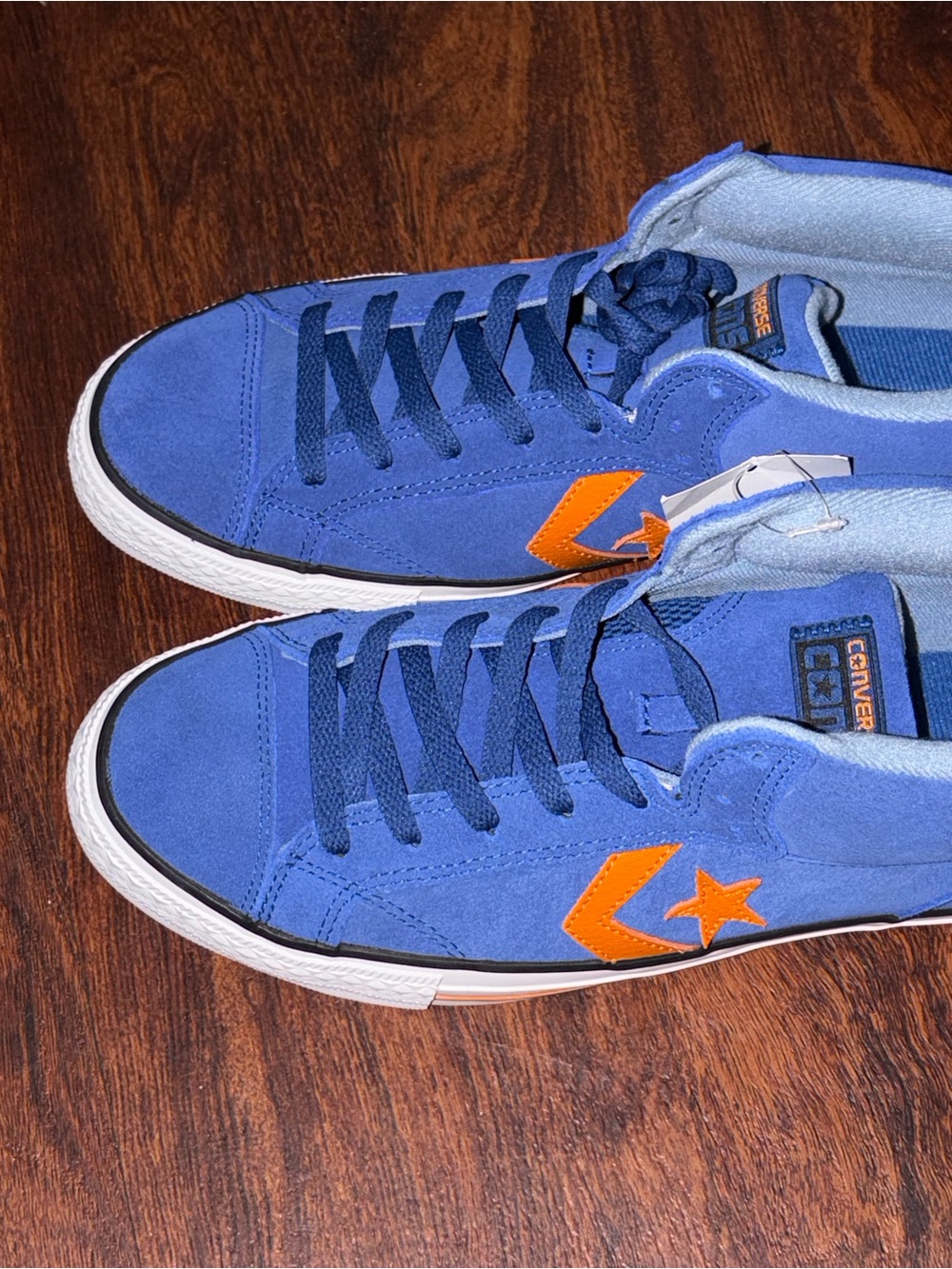 Converse size 11 Blue Suede Sneakers - Picture 3 of 10